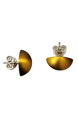 Otracosa Otracosa - Aluminium oorknoppen met zilveren steker - ST305 Goudkleurig