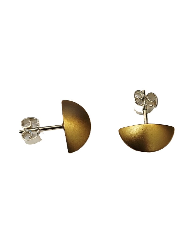 Otracosa Otracosa - Aluminium oorknoppen met zilveren steker - ST305 Apricot