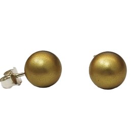 Otracosa Otracosa - Aluminium oorknoppen met zilveren steker - ST303 Licht goudkleurig