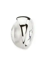 Zilveren ring - Gerhodineerd - Mat/Glanzend - Maat 18.5