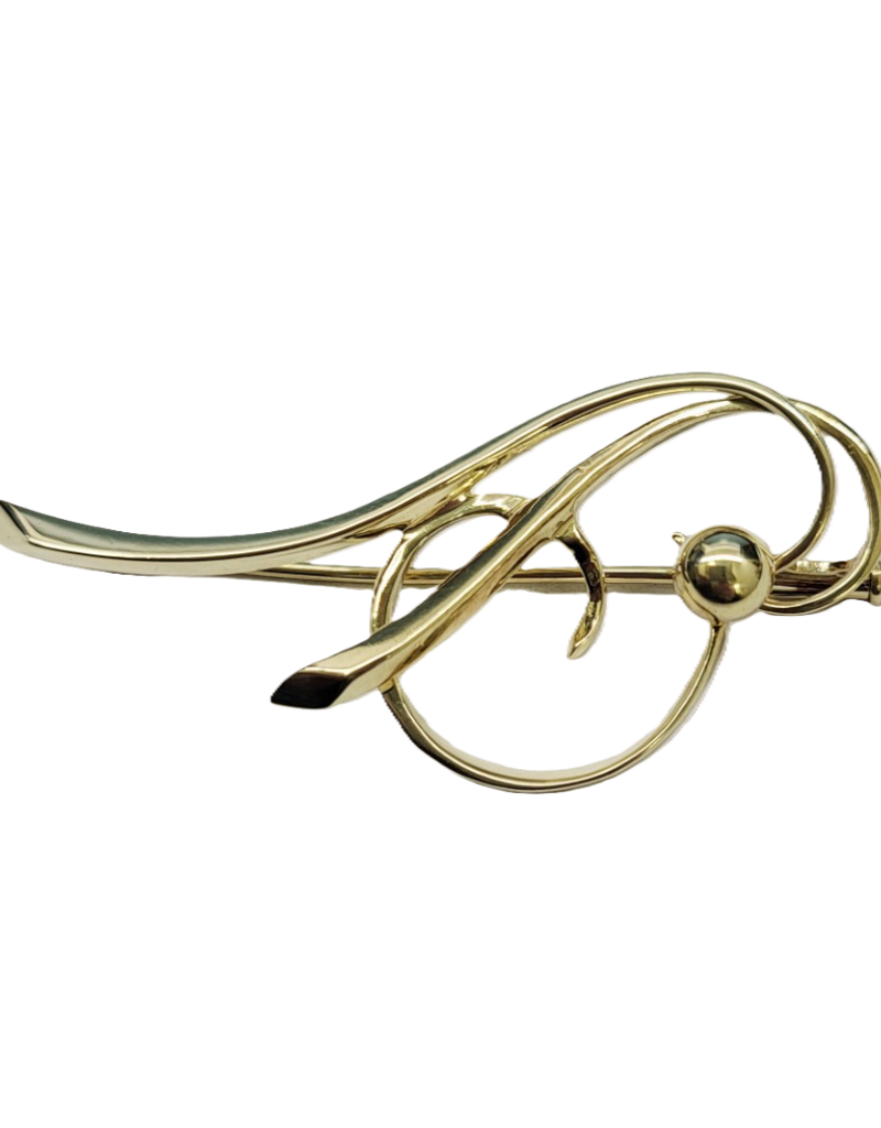 Occasions by Marleen Occasions by Marleen - 14 karaats - Gouden broche