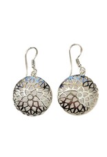 Occasions by Marleen Occasions by Marleen - Zilveren oorhangers - Opengewerkt rondjes