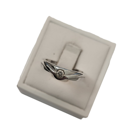 Occasions by Marleen Occasions by Marleen - Zilveren ring - Zirkonia - Maat 18.25