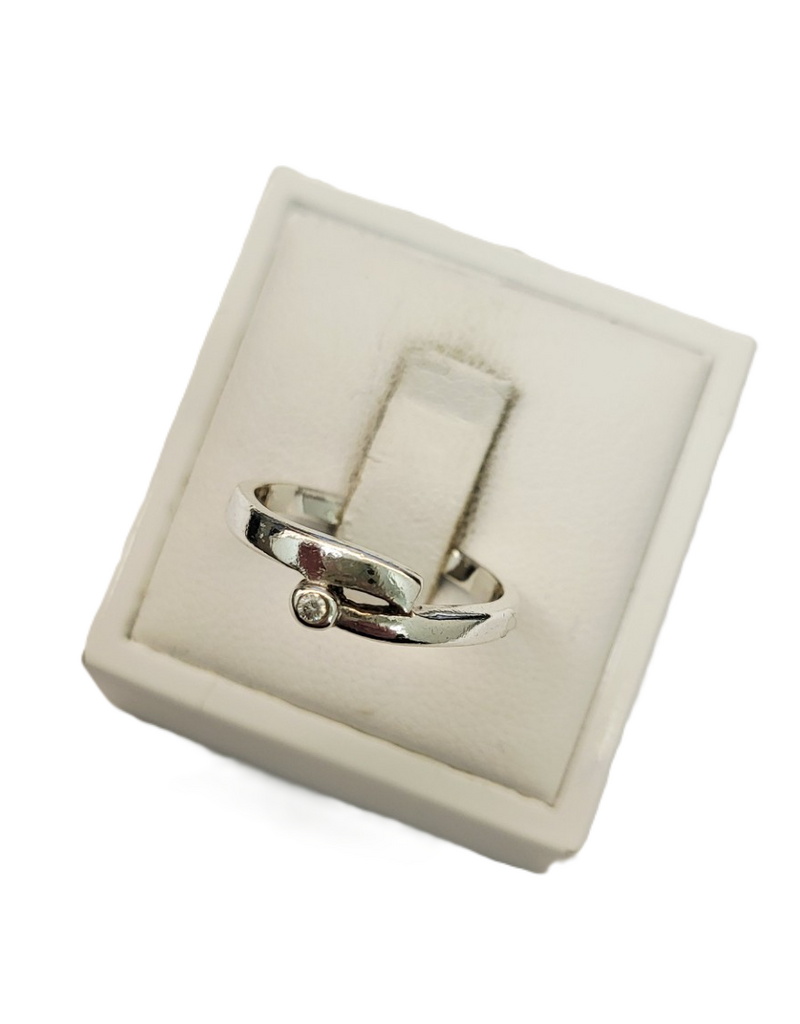 Occasions by Marleen Occasions by Marleen - Zilveren ring - Zirkonia - Maat 18