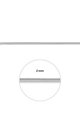 Zilveren collier - Slang - 2.0 mm - 45 cm