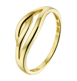 Gouden ring - 14 karaats - Fantasie - Maat 17.75