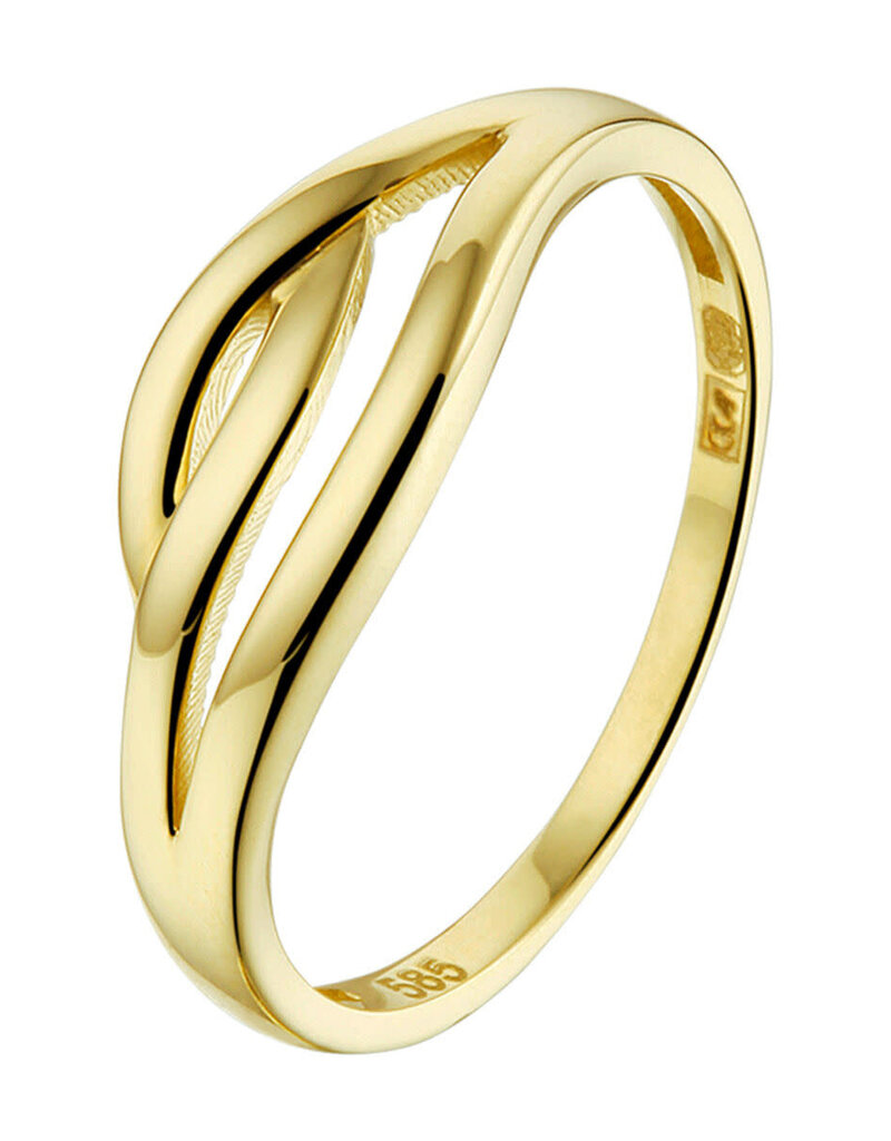 Gouden ring - 14 karaats - Fantasie - Maat 17.75