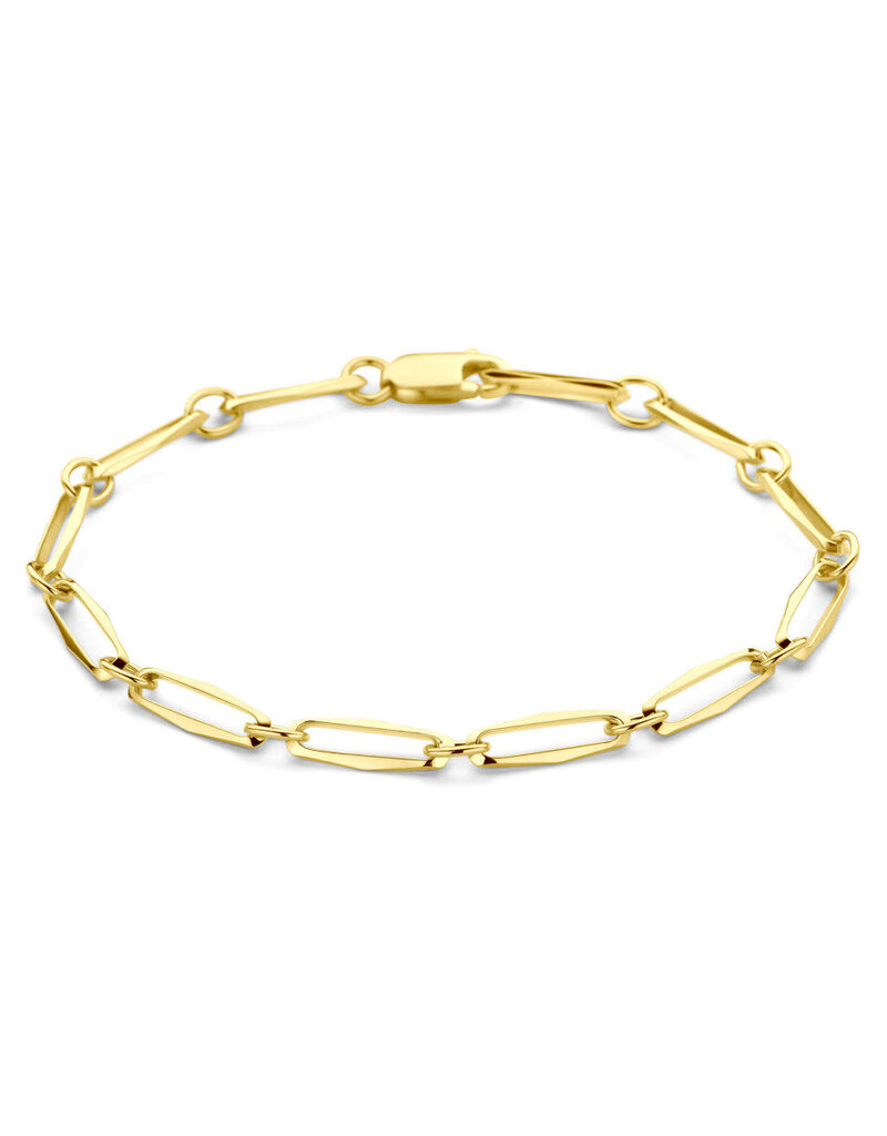 Gouden armband - 14 karaats - Closed for ever - 4.5 mm - 19 cm