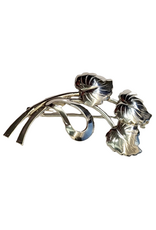 Occasions by Marleen Occasions by Marleen - Zilveren broche - 3 blaadjes