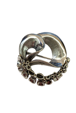 Occasions by Marleen Occasions by Marleen - Zilveren broche - Fantasie - Oxide