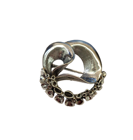 Occasions by Marleen Occasions by Marleen - Zilveren broche - Fantasie - Oxide