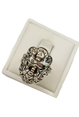 Occasions by Marleen Occasions by Marleen - Zilveren ring - Oxide - Libelle - Maat 18