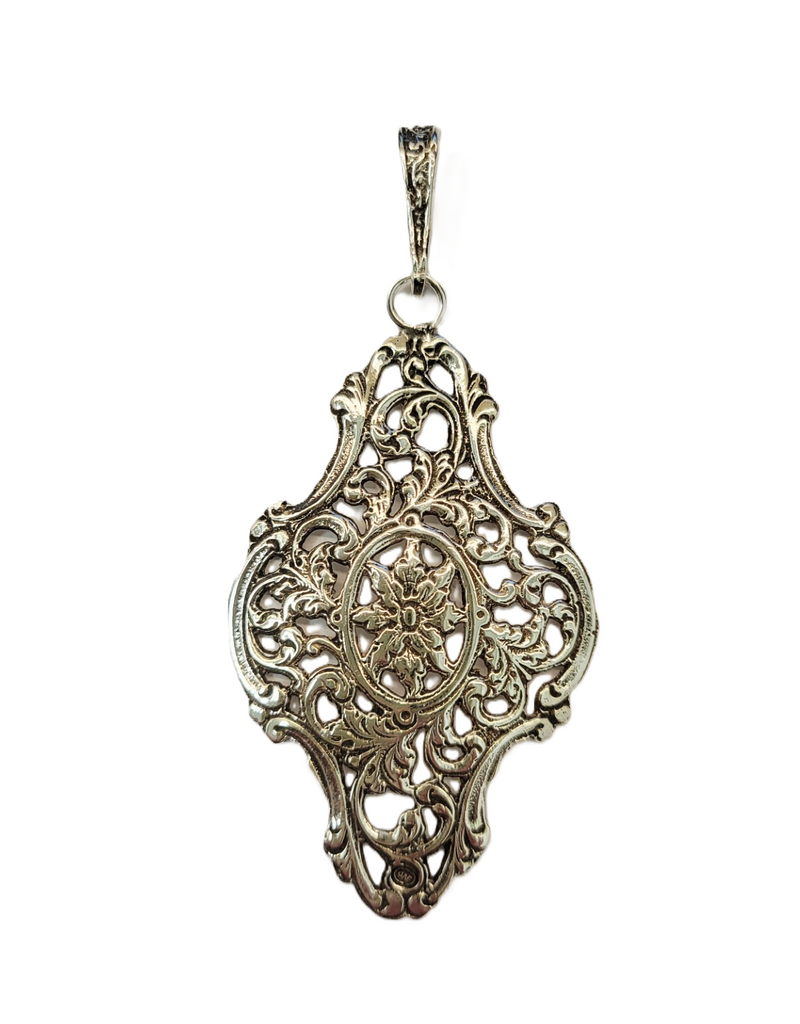 Occasions by Marleen Occasions by Marleen - Zilveren hanger - Hollandse hanger - Opengewerkt