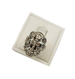 Occasions by Marleen Occasions by Marleen - Zilveren ring - Oxide - Libelle - Maat 18