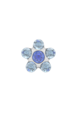 Studex Studex schietknopjes - Daisy Zirkonia Blauw - 7512-6399 (158)