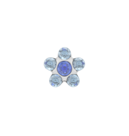 Studex Studex schietknopjes - Daisy Zirkonia Blauw - 7512-6399 (158)