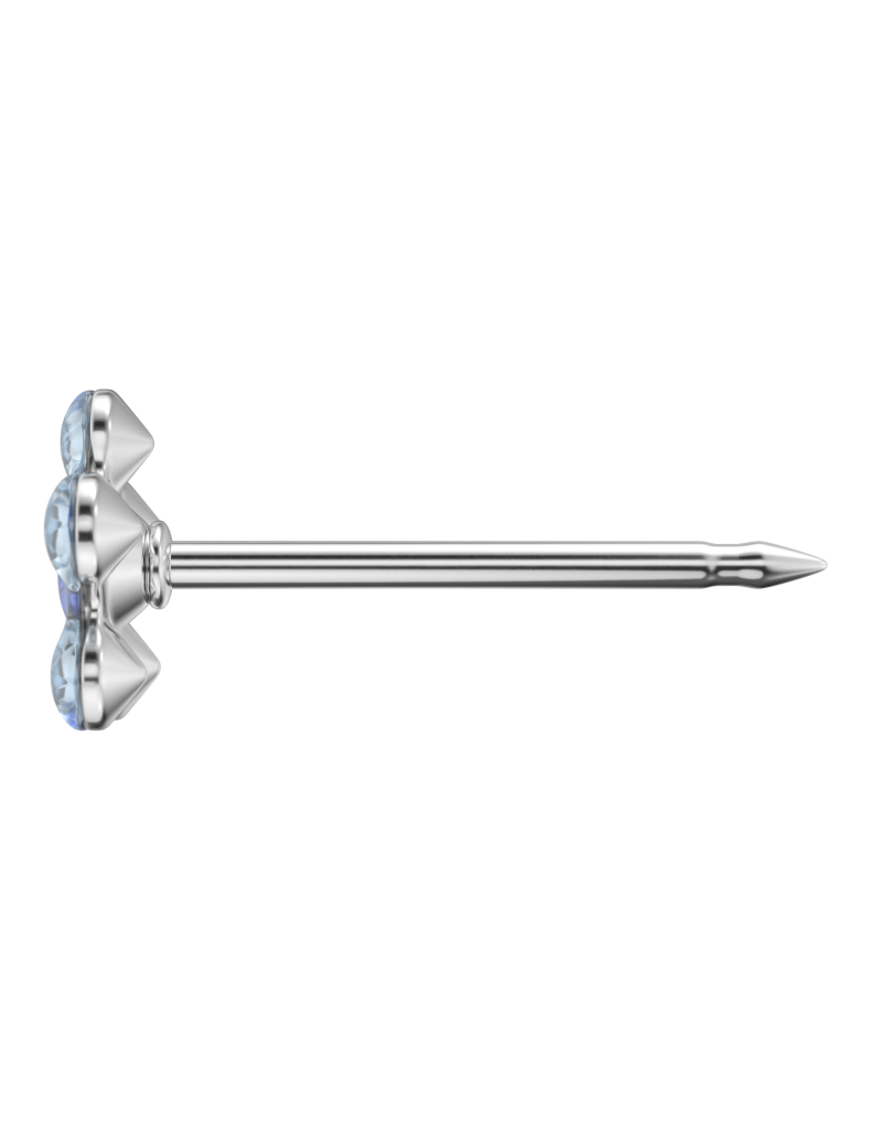 Studex Studex schietknopjes - Daisy Zirkonia Blauw - 7512-6399 (158)