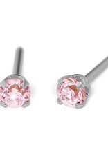 Studex Studex schietknopjes - Klauwzetting Zirkonia roze 3 mm - 7512-0150 (254)