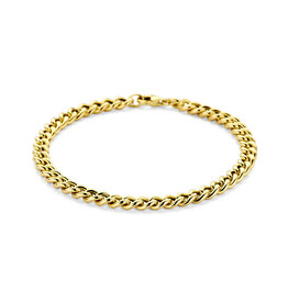 Gouden armband - 14 karaats - Gourmet - 5.2 mm - 19 cm