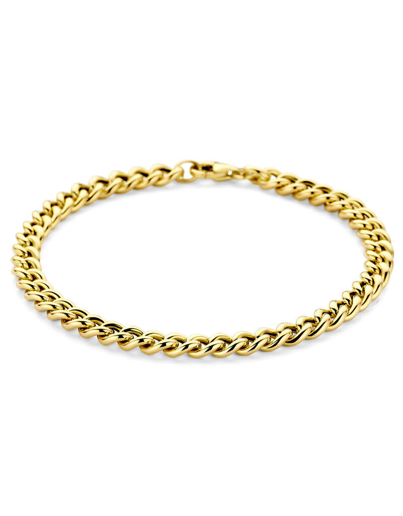 Gouden armband - 14 karaats - Gourmet - 5.2 mm - 19 cm
