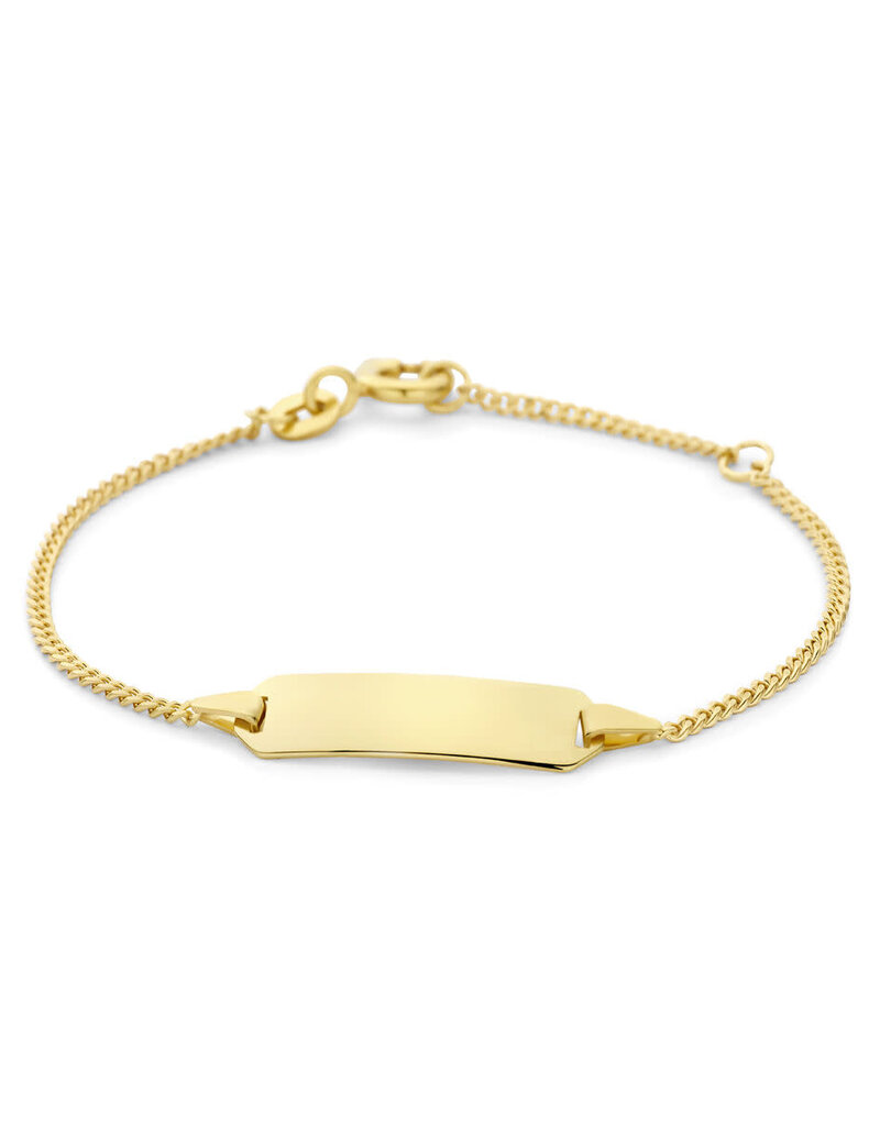 Gouden graveerarmband - 14 karaats - Gourmet - 11-13 cm