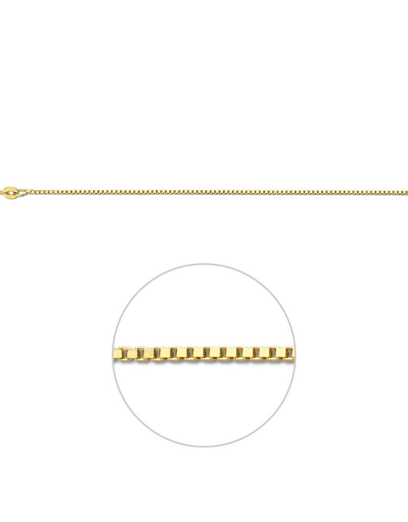 Gouden lengtecollier - 14 Karaats - Venetiaans - 1.1 mm