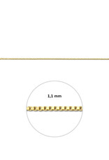 Gouden lengtecollier - 14 Karaats - Venetiaans - 1.1 mm