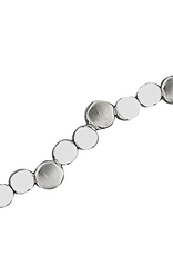 Zilveren armband - Gerhodineerd - Mat/glanzend - 19 cm