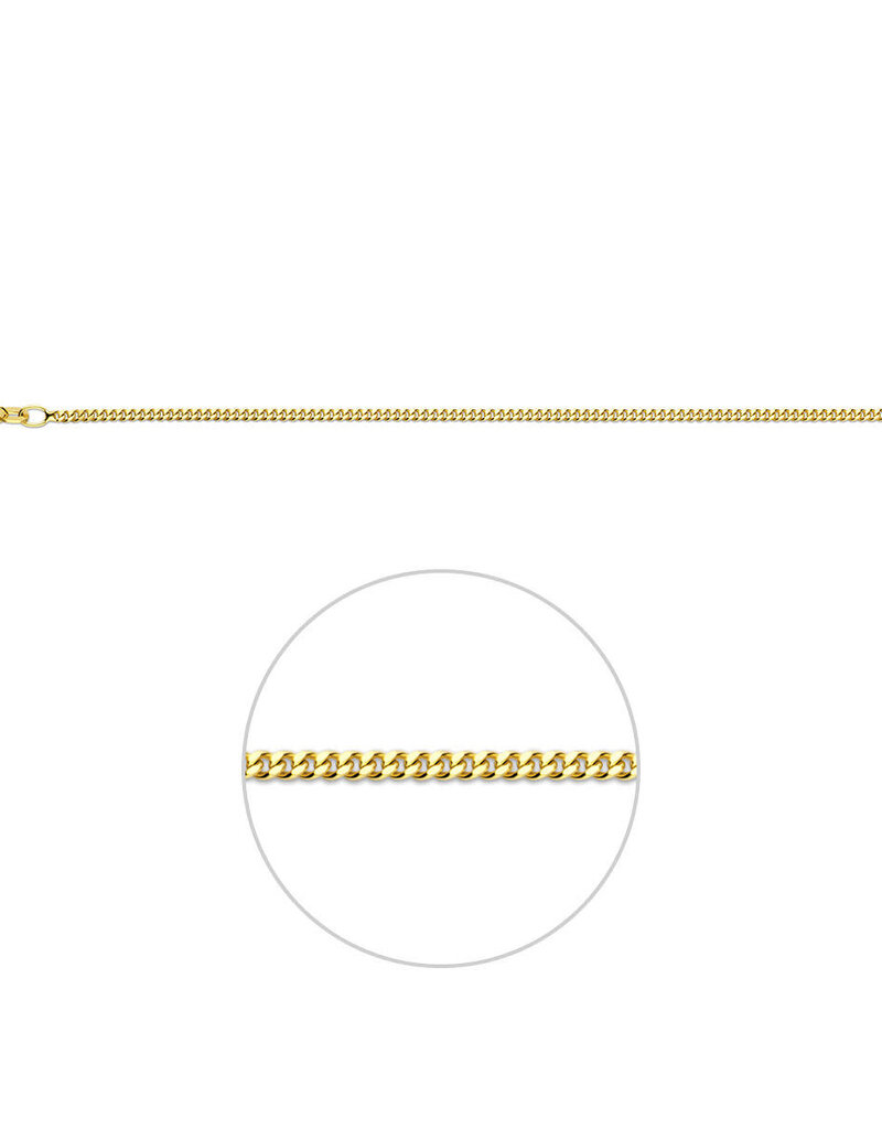 Gouden lengtecollier - 14 Karaats - Gourmet - 1.7 mm