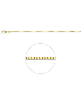 Doublé lengtecollier - Venetiaans - 1.2 mm - 45 cm