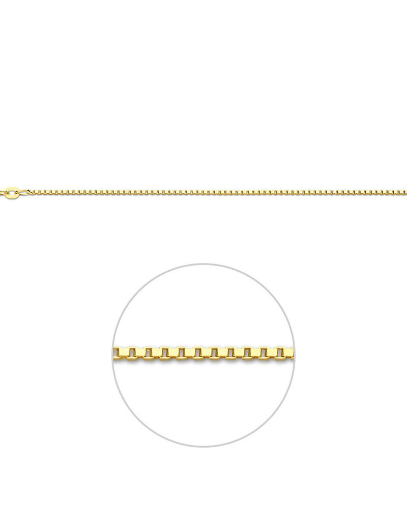 Doublé lengtecollier - Venetiaans - 1.2 mm - 45 cm