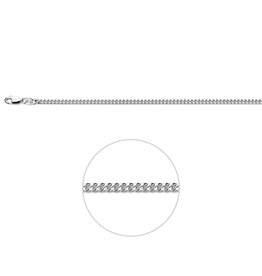 Zilveren lengtecollier - Gourmet - 2.4 mm