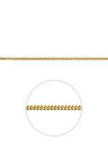 Gouden lengtecollier - 14 Karaats - Gourmet - 2.1 mm