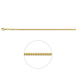 Gouden lengtecollier - 14 Karaats - Gourmet - 2.1 mm