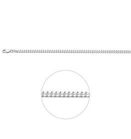 Zilveren lengtecollier - Gourmet - 2.8 mm