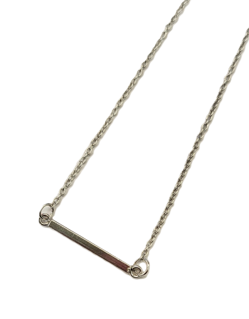 Occasions by Marleen Occasions by Marleen - Zilveren collier - Balkje - 41/44/45 cm