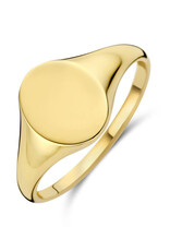 Gouden graveerring - 14 karaats - Maat 17.75