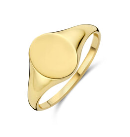 Gouden graveerring - 14 karaats - Maat 17.75