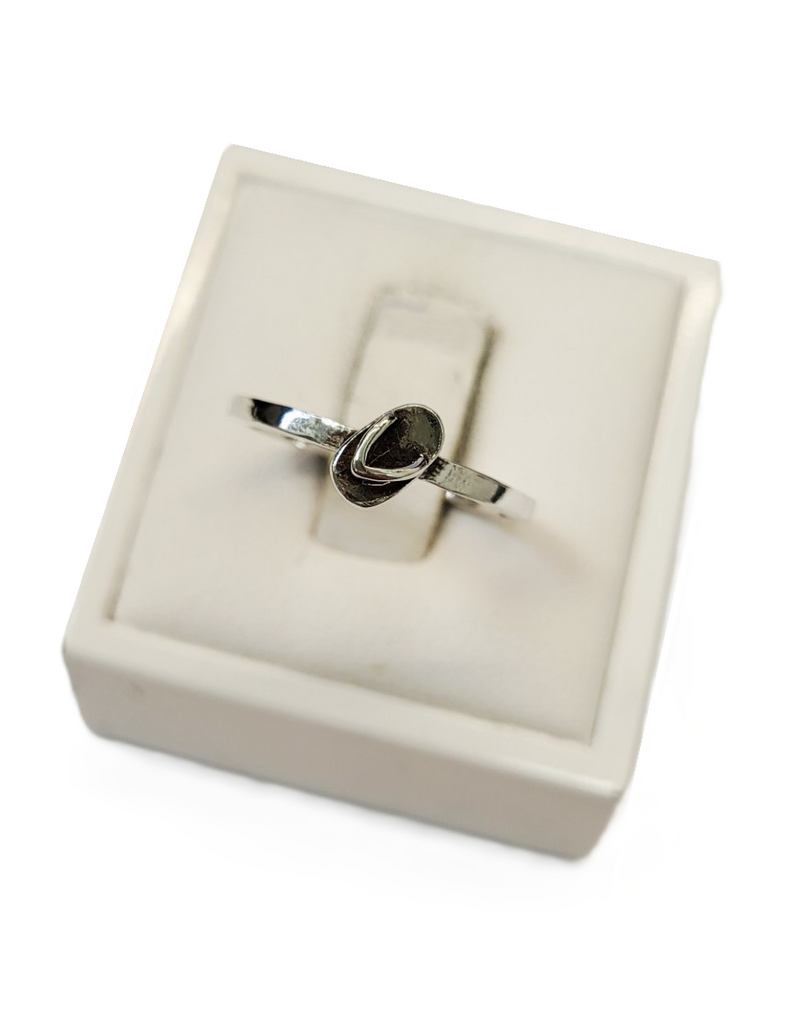 Occasions by Marleen Occasions by Marleen - Zilveren ring - Slipper - Maat 17.75