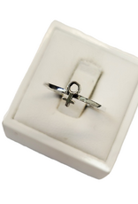 Occasions by Marleen Occasions by Marleen - Zilveren ring - Venussymbool - Maat 17.5