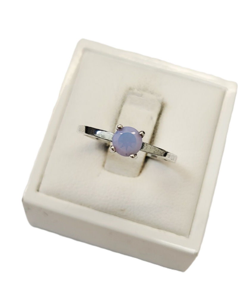 Occasions by Marleen Occasions by Marleen - Zilveren ring - Opaal - Maat 17.5