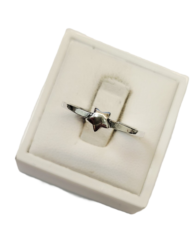 Occasions by Marleen Occasions by Marleen - Zilveren ring - Ster - Maat 18.75