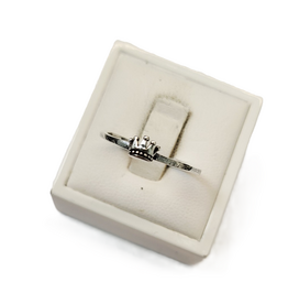 Occasions by Marleen Occasions by Marleen - Zilveren ring - Kroontje - Maat 20