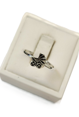 Occasions by Marleen Occasions by Marleen - Zilveren ring - Kinderwagen - Maat 18