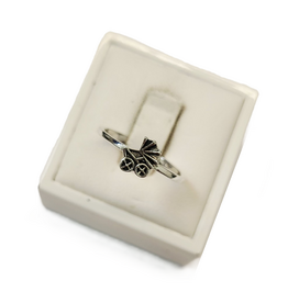 Occasions by Marleen Occasions by Marleen - Zilveren ring - Kinderwagen - Maat 18