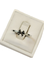 Occasions by Marleen Occasions by Marleen - Zilveren ring - Andreaskruis - Maat 18