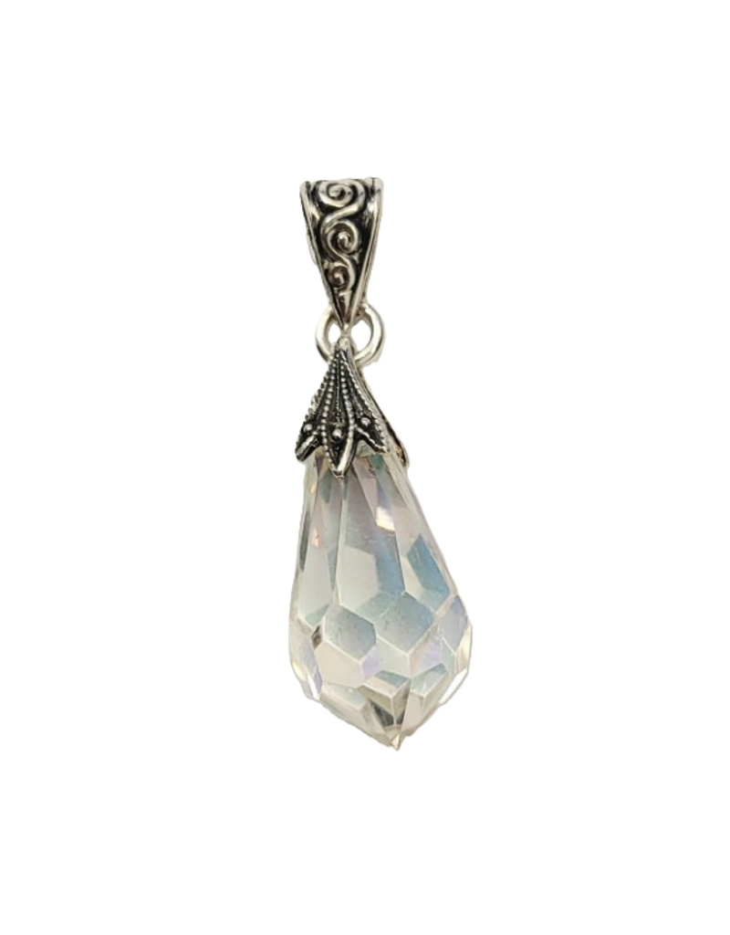 Occasions by Marleen Occasions by Marleen - Zilveren hanger - Druppel - Rijnkiezel