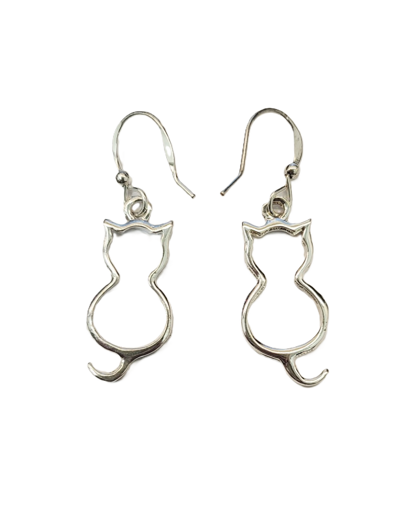 Occasions by Marleen Occasions by Marleen - Zilveren oorhangers - Katjes