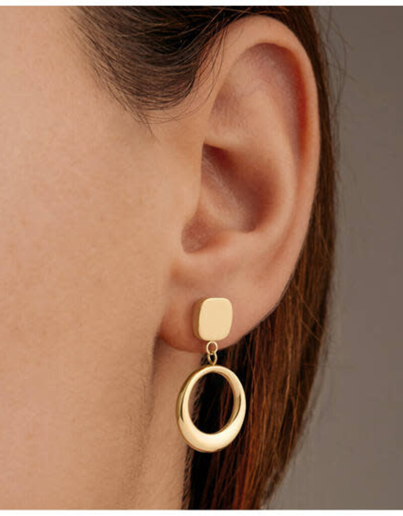 Boccia Boccia - Titanium - Oorhangers - Verguld