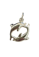 Occasions by Marleen Occasions by Marleen - Zilveren hanger - Dolfijntjes